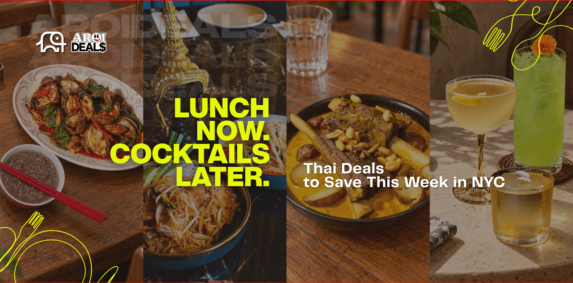 Lunch Now, Cocktails Later at Thai Restaurants in NYC