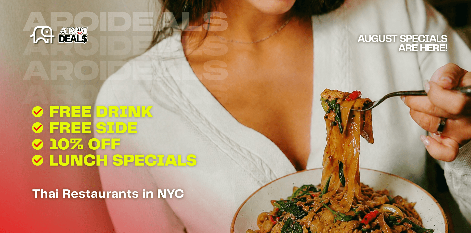 AROI DEALS THIS WEEK: LUNCH, FREEBIES & EASY SAVINGS