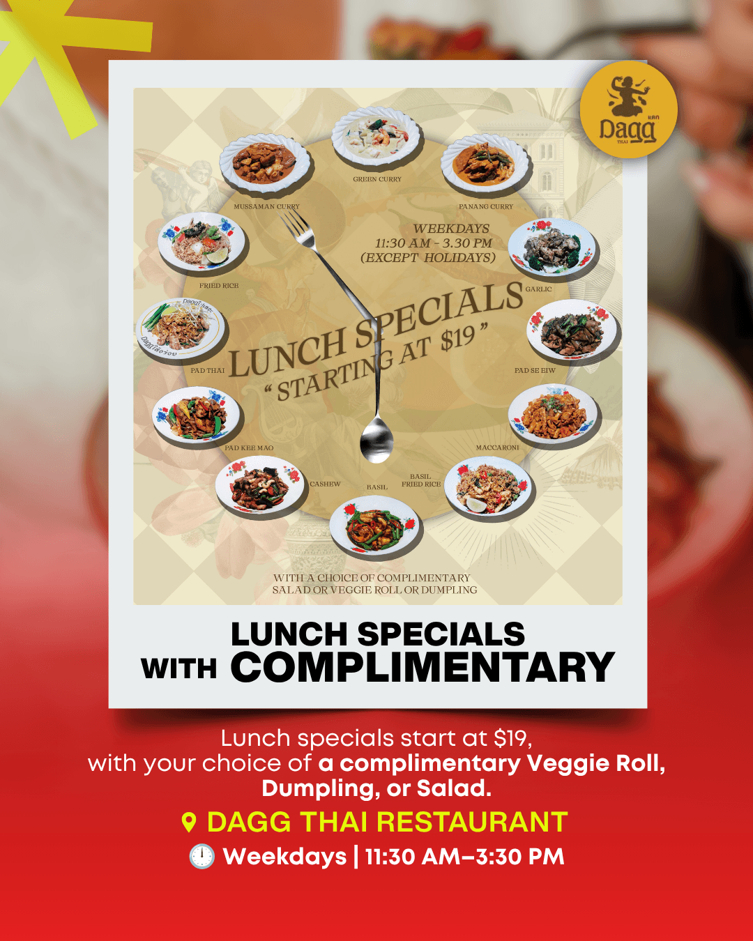 Dagg Thai Restaurant deal