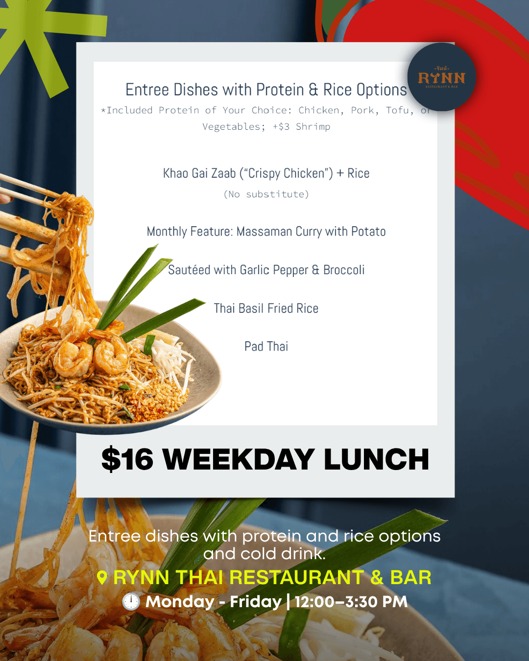RYNN Thai Restaurant & Bar deal