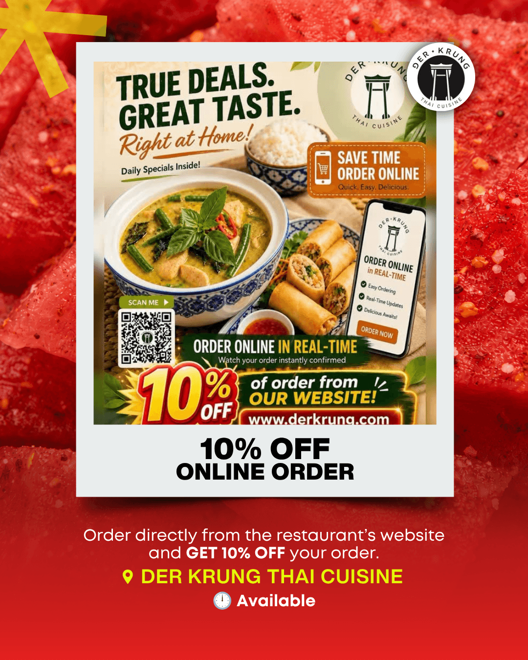 Der Krung Thai Cuisine deal