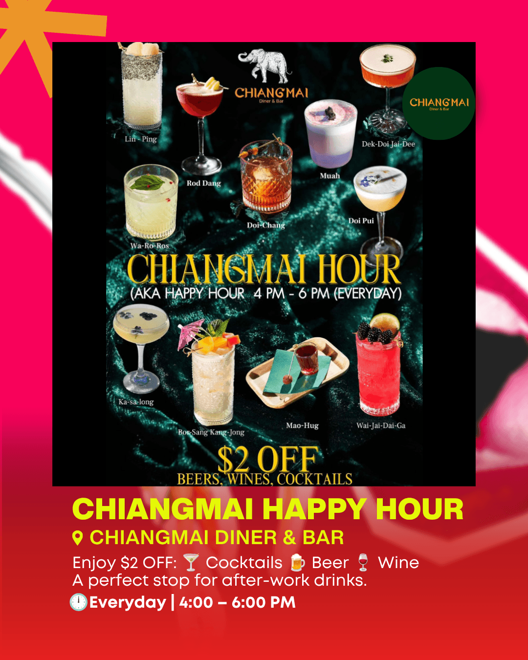 Chiangmai Diner & Bar deal